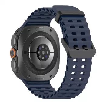 Tech-Protect Iconband Pro silikona siksniņa Samsung Galaxy Watch Ultra 1/2 47mm zilā krāsā