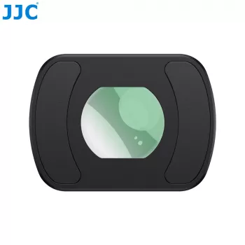 JJC 0,72x platleņķa objektīvs DJI Osmo Pocket 3 / 4, magnētiskais stiprinājums, daudzkārtēji pārklāts optiskais stikls, melns