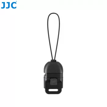 JJC QRK-PSK2 ātrās atvienošanas kameras siksnas klipsis (2 gab.) – melns, der siksnām līdz 60 mm, 1/4 collu skrūve, 10 kg slodze