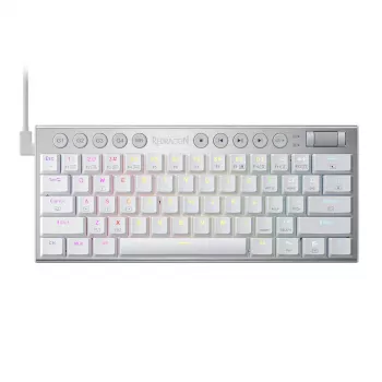 Redragon K632 HORUS Mini 60% RGB vadu spēļu tastatūra - balta