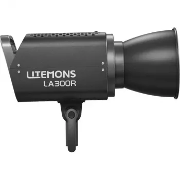 Godox Litemons LA300R RGB LED lampa melnā krāsā ar somu