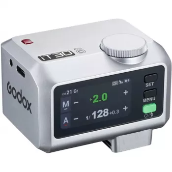 Godox iT30Pro TTL zibspuldze Canon ar 2.4G bezvadu X sistēmu - Sudraba