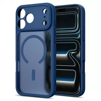 Tech-Protect Basicmag MagSafe maciņš iPhone 17 Pro Max / 18 Pro Max – matēti tumši zils