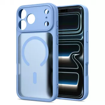 Tech-Protect BasicMag MagSafe maciņš iPhone 17 Pro Max / 18 Pro Max, matēti gaiši zils