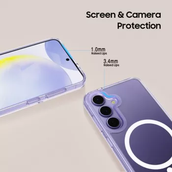 Tech-Protect Flexair Hybrid MagSafe maciņš Samsung Galaxy S25 Edge - caurspīdīgs