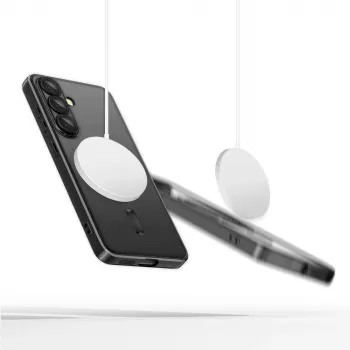 Tech-Protect Magflex MagSafe Galaxy S25 Edge maciņš Shiny Black