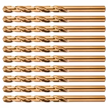 NEO TOOLS HSS-Co 7,0 mm metāla urbjmašīnas, 10 gab. komplekts (DIN 338, šķeltā smaile, 135°)