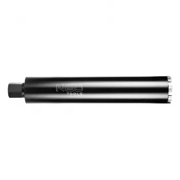 NEO TOOLS 82 mm dimanta serdes urbis GRAPHITE 58G540, 470 mm darba garums, 1 1/4 collu UNC vītne, lāzermetināti segmenti, slapjā urbšana