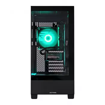 ACN Actina View 7500F spēļu dators - AMD Ryzen 5 7500F, 16GB DDR5, 500GB NVMe SSD, Radeon RX 7600 XT 16GB, 650W barošanas bloks, bez OS