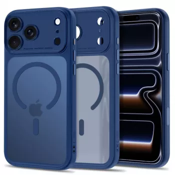 TECH-PROTECT MagPeak MagSafe vāciņš iPhone 17 Pro / 18 Pro - matēti tumši zils