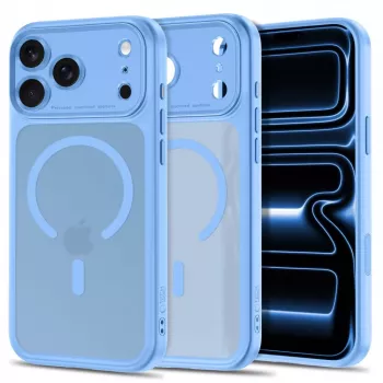 TECH-PROTECT MagPeak MagSafe vāciņš iPhone 17 Pro Max / 18 Pro Max, matēti gaiši zils