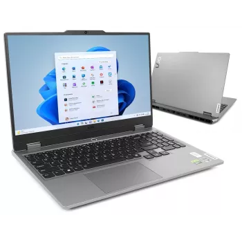 Lenovo LOQ 15 spēļu klēpjdators - AMD Ryzen 7 7445HS, 15,6 collu FHD 144Hz, 32GB RAM, 512GB SSD, RTX 3050, Windows 11 Home