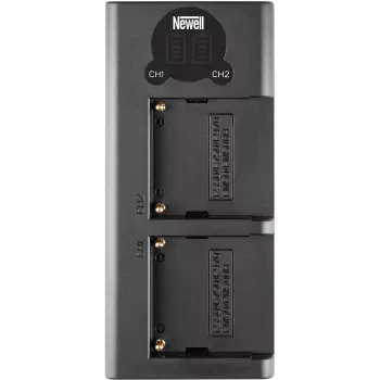 Newell DL-USB-C divkanālu lādētājs NP-F550/770/970 akumulatoriem (NL2120)