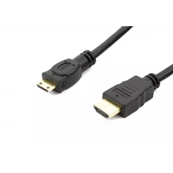 Accura HDMI uz Mini HDMI kabelis 1,8m 4K High Speed ar Ethernet, melns