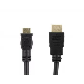 Accura HDMI uz Mini HDMI kabelis 1,8m 4K High Speed ar Ethernet, melns