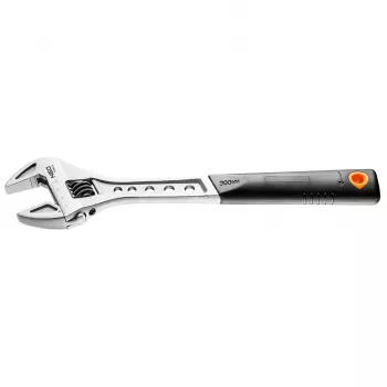 NEO TOOLS regulējamā uzgriežņu atslēga 300 mm, atvērums 0-38 mm, hroma-vanādija tērauds, DIN 3117