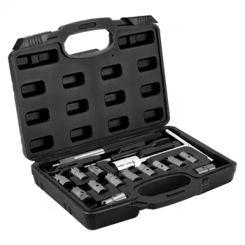 NEO TOOLS 11-885 Inžektora sēdekļa tīrīšanas griezēju komplekts - 17 daļas