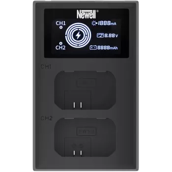 Newell FDL-USB-C divkanālu lādētājs Sony NP-FW50 akumulatoriem (NL2545)