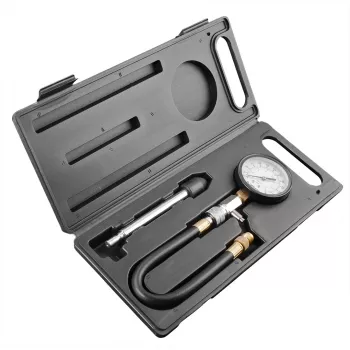 NEO TOOLS kompresijas mērītājs ar adapteru komplektu 0-20 bar / 0-300 PSI
