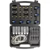NEO TOOLS TOP-11-263 Common Rail Inžektoru Noplūdes Testa Komplekts dīzeļdzinējiem, 6 cilindru diagnostikas komplekts ar adapteriem un maciņu