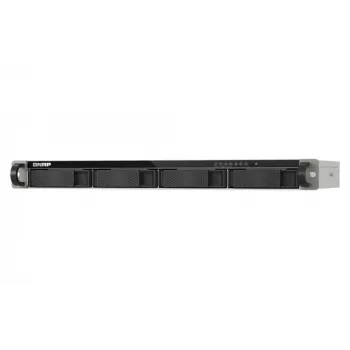 QNAP TS-432XeU-4G 4 nodalījumu skapja NAS, AnnapurnaLabs AL314 Quad-Core 1.7GHz, 4GB DDR4, 1x 10GbE SFP+, 2x 2.5GbE RJ-45, 1U