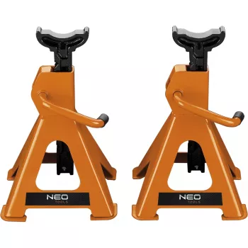 NEO TOOLS 3 tonnu auto domkratu statņi, 295-415 mm augstums, komplekts (2 gab.)