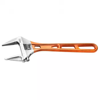 NEO TOOLS regulējamā uzgriežņu atslēga 306 mm, atvērums 0-53 mm, hroma-vanādija tērauds, fosfatēta, DIN 3117