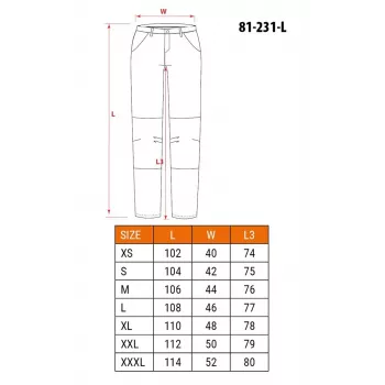 NEO TOOLS 81-231-L aizsargbikses L izmērs, pelēkas/melnas
