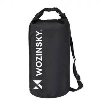 Wozinsky WWK-10 Ūdensizturīga sausā soma kajakam un SUP, 10 L, melna