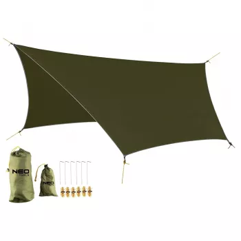 NEO TOOLS Ūdensnecaurlaidīgs brezents 360 x 290 cm 210T PU3000