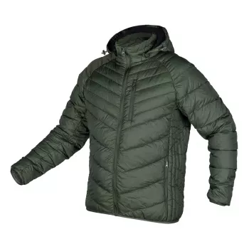NEO TOOLS Mix&Match stepēta dūnu viegla jaka Olive-Black izmērs XXXL