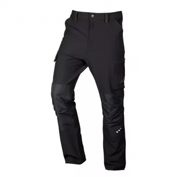 NEO TOOLS Mix&Match darba bikses, 4-virzienu stiepjamās, melni-oranžas, M izmērs