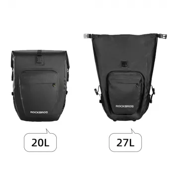 ROCKBROS AS-001 Ūdensnecaurlaidīga velosipēda bagāžnieka soma 27L melna