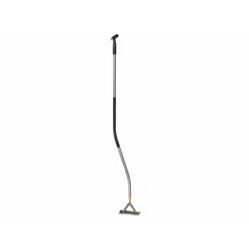 Fiskars Xact rokas ravētājs ar leņķisko ergonomisko rokturi, nerūsējošā tērauda asmens, melns/oranžs
