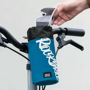 ROCKBROS Flash Journey 1L velosipēda ūdens pudeles soma - zila