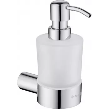 DEANTE ADR_0421 sienas montāžas manuālais ziepju dozators Tork S1 šķidro ziepju sistēmai, 1000 ml, balta ABS plastmasa