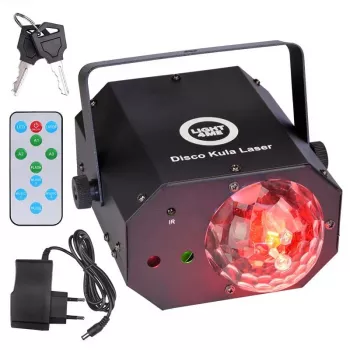 LIGHT4ME DISCO SPHERE LASER daudzeffektu LED apgaismojums