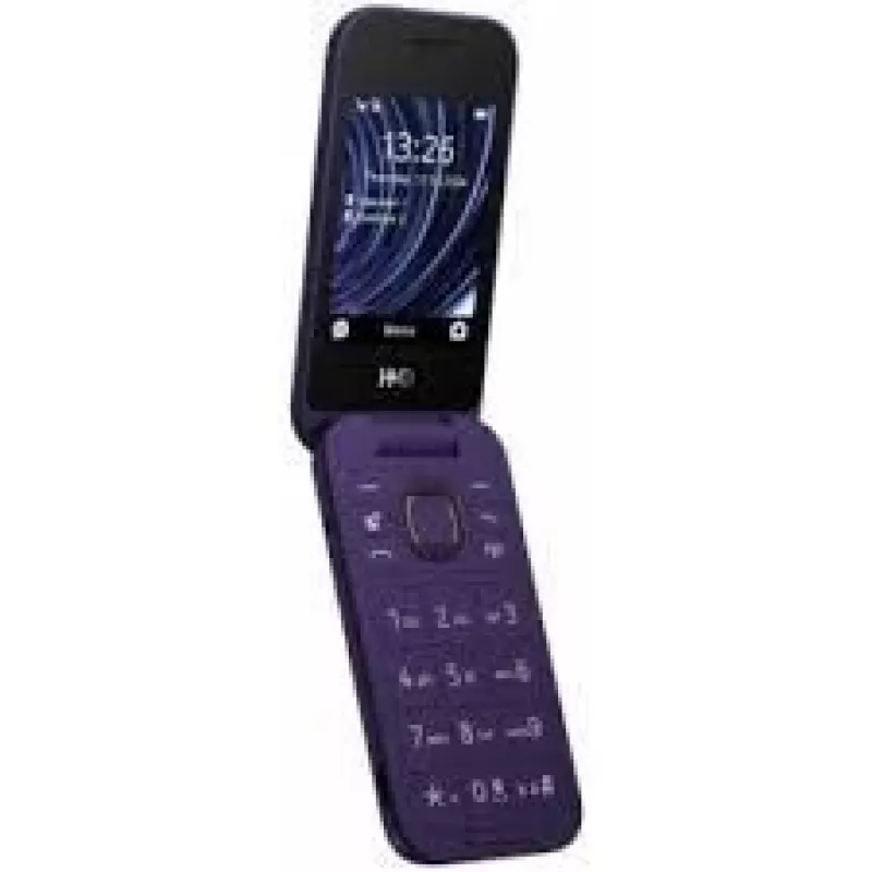 HMD 2660 Flip Violet 4G LTE Divu SIM locīšanas telefons