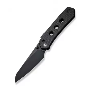 CIVIVI Vision FG G10 All Black salokāms nazis, Nitro-V asmens, Superlock, Snecx Tan dizains