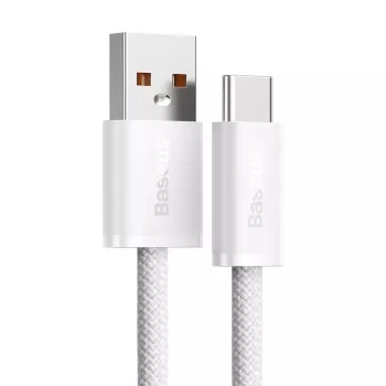 Baseus Dynamic Series USB-A uz USB-C kabelis 100W 2m balts