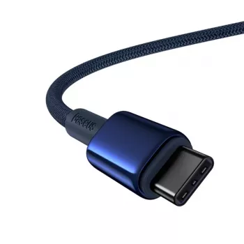 Baseus Tungsten Gold USB-C uz USB-C kabelis 100W PD 1m zils