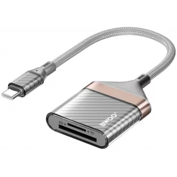 BWOO USB-C 2 vienā SD/TF karšu lasītājs (BO-BZ64)