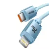 Baseus Crystal Shine USB-C uz Lightning kabelis 20W, 1,2 m, zils