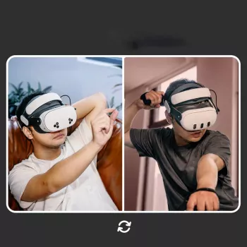 BOBOVR M3 galvas siksna Meta Quest 3 / 3S - balta