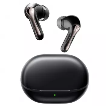 Soundpeats Air5 Pro bezvadu austiņas ar hibrīdo ANC, LDAC, Bluetooth 5.3, melnas