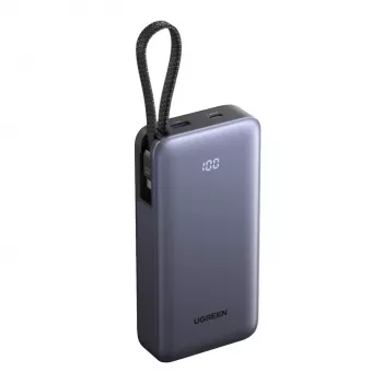 UGREEN PB537 20000 mAh 55W Power Bank pelēks