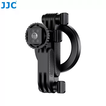 JJC MS-CS1 MagSafe magnētiskais stiprinājums ar 1/4 collu-20 un GoPro saderību, melns