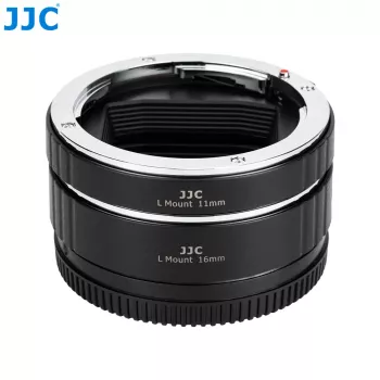 JJC AET-LS(II) makro pagarinājuma gredzenu komplekts L-Mount autofokusa 10mm un 16mm