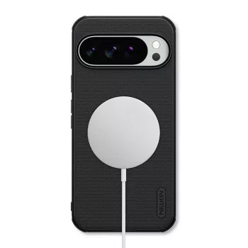 Nillkin Super Frosted Shield Pro magnētiskais maciņš Google Pixel 10 Pro XL - Melns