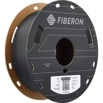 POLMASK Polymaker Fiberon PA612-CF15 oglekļa šķiedras neilona pavediens 1,75 mm 0,5 kg melns